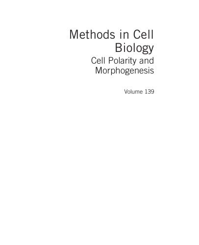 Cell Polarity and Morphogenesis