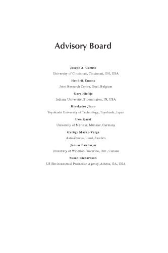 Advanced Mass Spectrometry for Food Safety and Quality