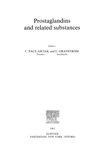 Prostaglandins and related substances