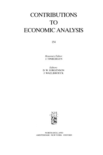 Production, Multi-Sectoral Growth and Planning  Essays in Memory of Leif Johansen