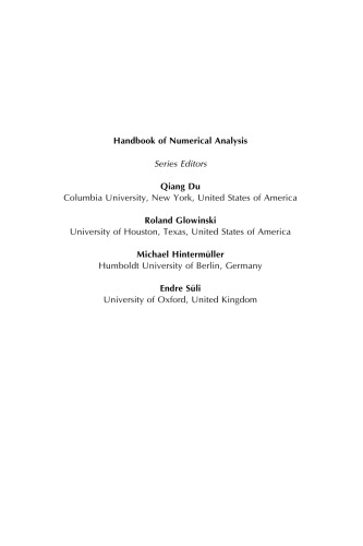 Handbook of Numerical Methods for Hyperbolic Problems  Applied and Modern Issues