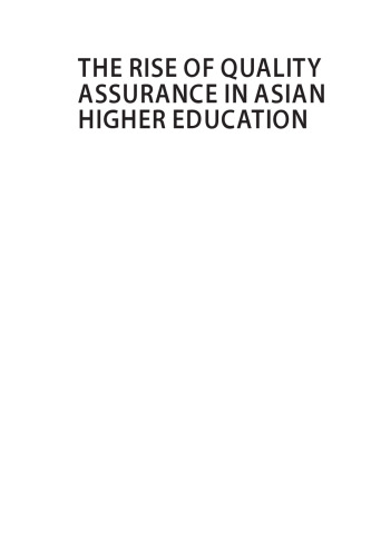 The Rise of Quality Assurance in Asian Higher Education