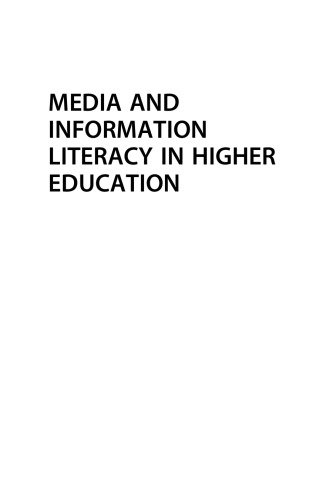 Media and Information Literacy in Higher Education. Educating the Educators
