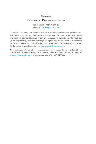 Agriculture to Zoology. Information Literacy in the Life Sciences