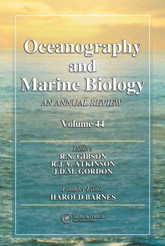 Oceanography and Marine Biology: An Annual Review