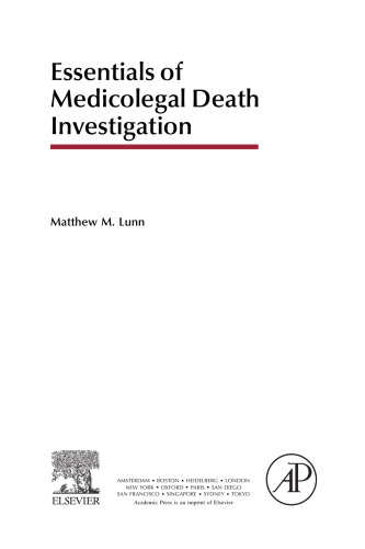 Essentials of Medicolegal Death Investigation