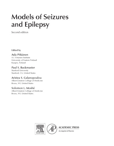 Models of Seizures and Epilepsy