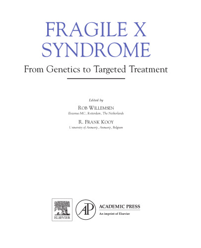 Fragile X Syndrome. From Genetics to Targeted Treatment