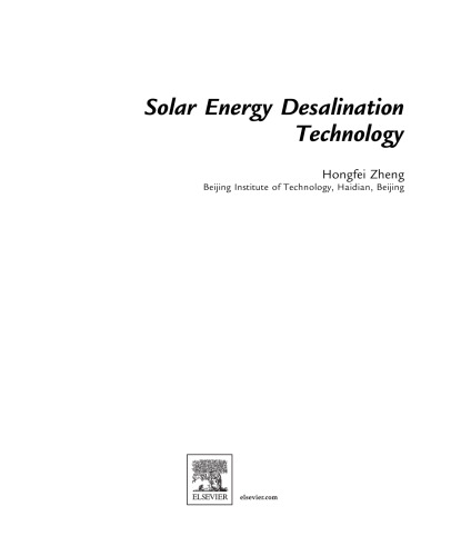Solar Energy Desalination Technology