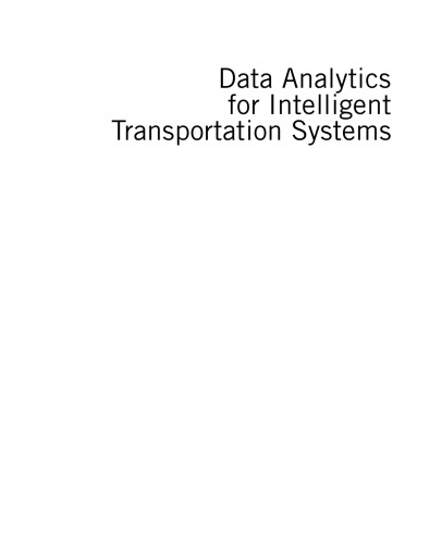 Data Analytics for Intelligent Transportation Systems