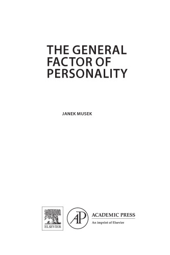 The General Factor of Personality