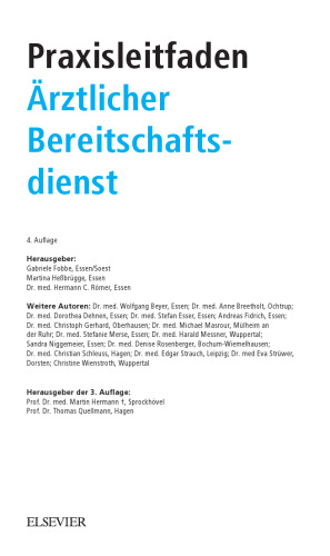 Praxisleitfaden Ärztlicher Bereitschaftsdienst. Mit Zugang zur Medizinwelt. A volume in Klinikleitfaden