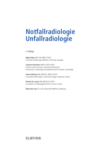 Notfallradiologie, Unfallradiologie