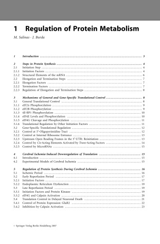 Handbook of Neurochemistry and Molecular Neurobiology: Neural Protein Metabolism and Function