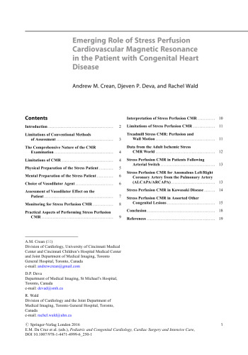 Pediatric and Congenital Cardiology, Cardiac Surgery and Intensive Care