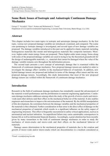 Handbook of Damage Mechanics: Nano to Macro Scale for Materials and Structures