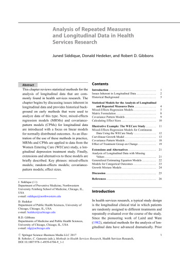 Methods in Health Services Research
