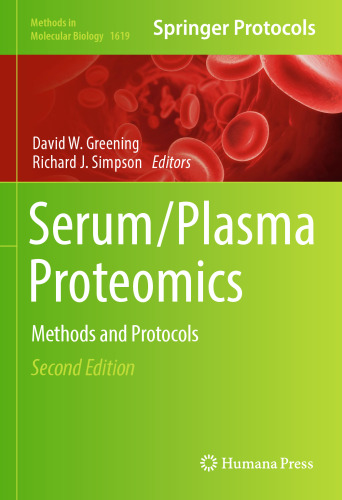 Serum/Plasma Proteomics: Methods and Protocols