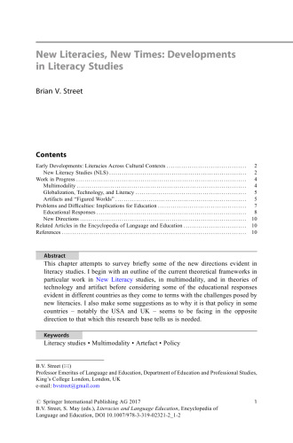 Literacies and Language Education