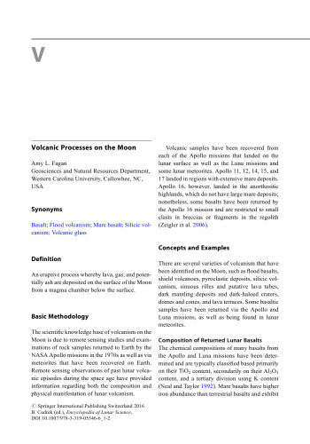 Encyclopedia of Lunar Science