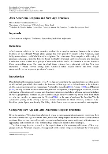 Encyclopedia of Latin American Religions