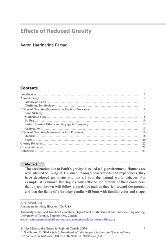 Handbook of Life Support Systems for Spacecraft and Extraterrestrial Habitats