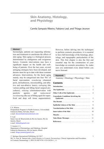 Daily Routine in Cosmetic Dermatology