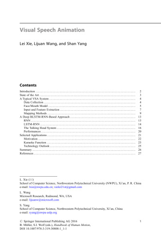 Handbook of Human Motion