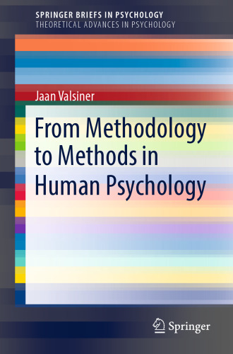 From Methodology to Methods in Human Psychology 