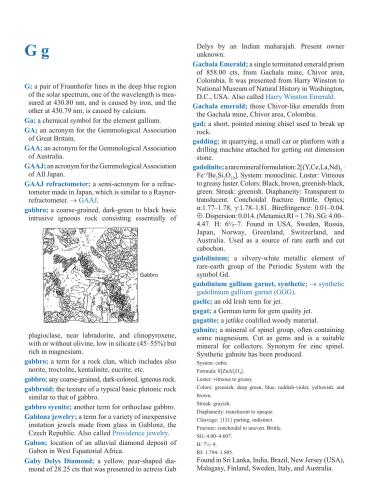 Dictionary of Gems and Gemology