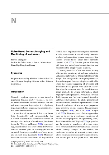 Encyclopedia of Earthquake Engineering