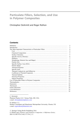 Encyclopedia of Polymers and Composites