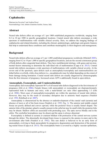 Pediatric Neuroradiology