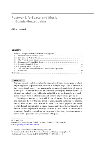 Risk, Protection, Provision and Policy