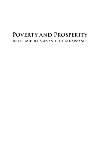 Poverty and Prosperity in the Middle Ages and Renaissance
