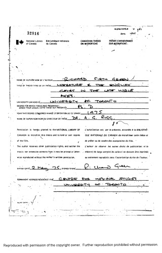 Literature and the English court in the late Middle Ages [thesis]