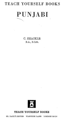 Teach Yourself Punjabi