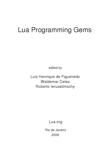 Lua Programming Gems
