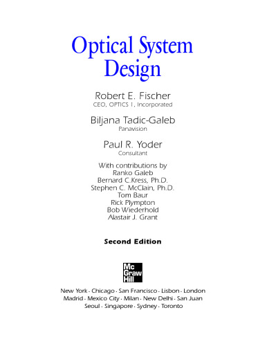Optical System Design