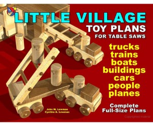 Little Village Toy Plans for Table Saws
