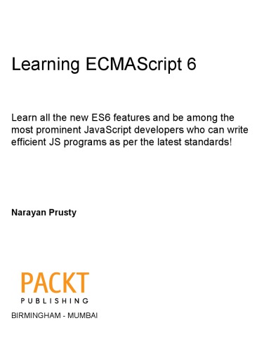 Learning ECMAScript 6