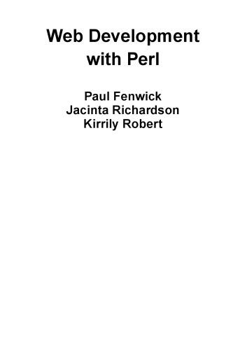 Web Development with Perl