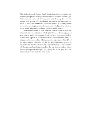 The New Cambridge Medieval History. Vol. 7: c.1415–c.1500