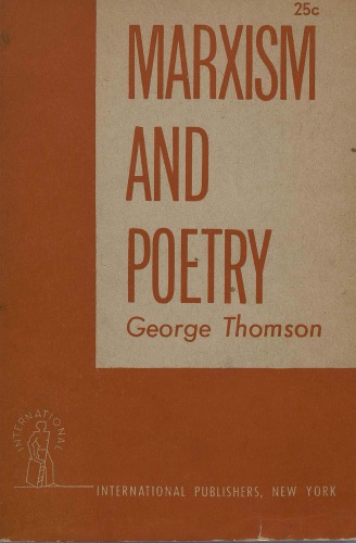 Marxism and Poetry