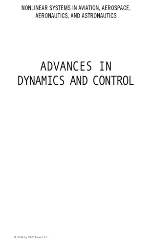Advances in Dynamics and Control