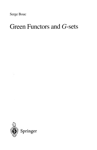 Green Functors and G-sets