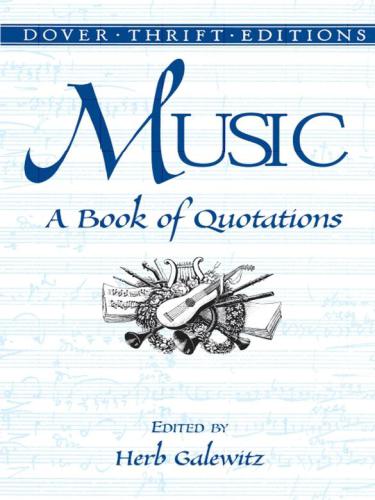 Music: A Book of Quotations