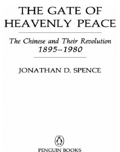 The Gate of Heavenly Peace: The Chinese and Their Revolution
