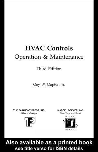 HVAC Controls - Operation & Maintenance