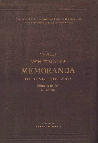 Memoranda during the war